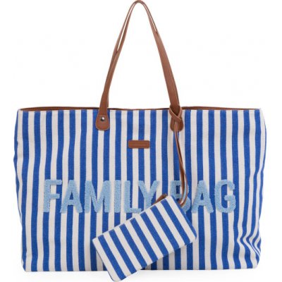 Childhome Cestovní taška Family Bag Canvas Electric Blue – Zboží Dáma