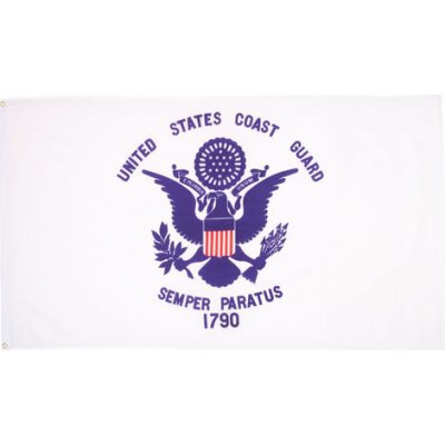 ROTHCO Vlajka pobřežní stráže U.S. COAST GUARD 1790 BÍLÁ