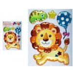 Room Decor 10270 Dětská samolepicí 3D dekorace na stěnu lev ( 35 x 27 cm ) – Hledejceny.cz