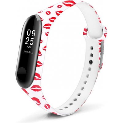 Xiaomi Náhradní náramek Mi band 3/4 Otisk rtěnky MIBANDCZX00145 – Zboží Mobilmania