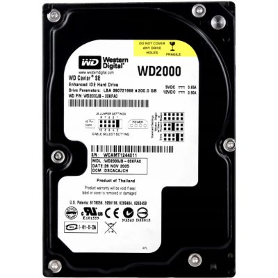 WD 200GB PATA IDE/ATA 3,5", WD2000JB-00KFA0 – Zboží Mobilmania