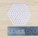 Plastová kanava vyšívací mřížka ve tvaru 6úhelníku 7 cm 1ks – Zboží Dáma