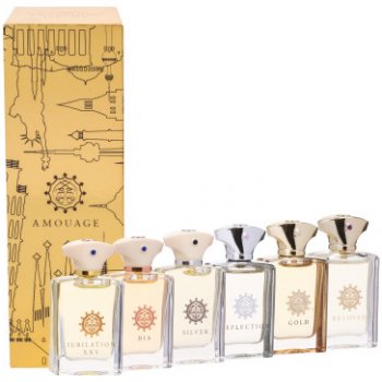 Amouage Classic Collection EDP 6x 7,5 ml EDP Gold + Dia + Silver + Reflection + Jubilation XXV + Beloved dárková sada