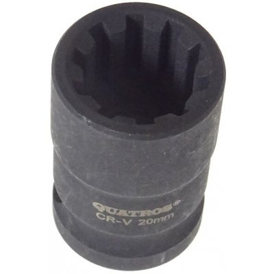 Klíč - nástrčná hlavice 1/2" 20 mm, 10hranná, na brzdy AUDI, PORSCHE - QUATROS QS70020 – Hledejceny.cz