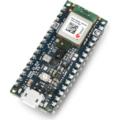 Arduino Nano 33 BLE Sense Rev2 s konektory - ABX00070 – Sleviste.cz