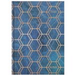 Herlitz A5 Týdenní 2022 modro-zlatý – Zboží Dáma