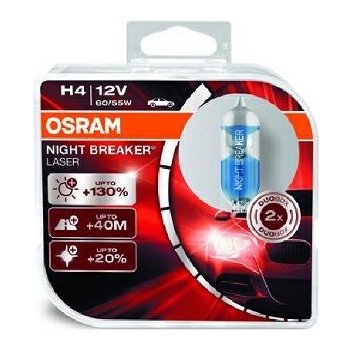 Osram Night Breaker Laser 64193NBL-HCB H4 12V 60/55W P43t-38