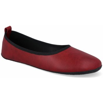 Ahinsa Shoes Extra Narrow Ballerinas Ananda Burgundy