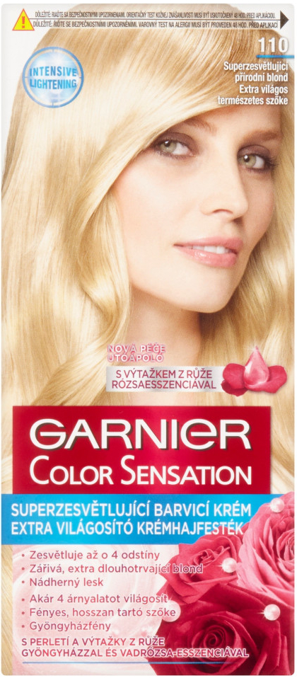 Garnier Color Sensation 110 superzesvětlující přírodní blond od 83 Kč -  Heureka.cz