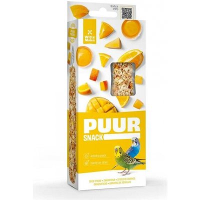 Puur tyčinky pták andulka pomeranč&mango 2 ks 60 g – Hledejceny.cz