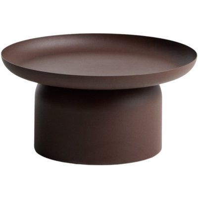 Kave Home kovový zahradní stolek Arcola 70 cm Hnědý – Hledejceny.cz