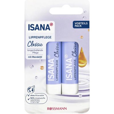 Isana Balzám na rty Classic duopack 9,6 g – Zboží Dáma