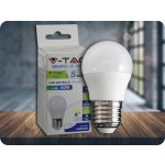 V-tac E27 LED žárovka 4.5W, 470lm, G45, SAMSUNG CHIP Neutrální bílá – Hledejceny.cz