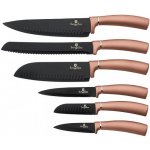 Berlingerhaus BH 2543 Sada nožů s nepřilnavým povrchem 6 ks Rosegold Metallic Line – Zboží Dáma