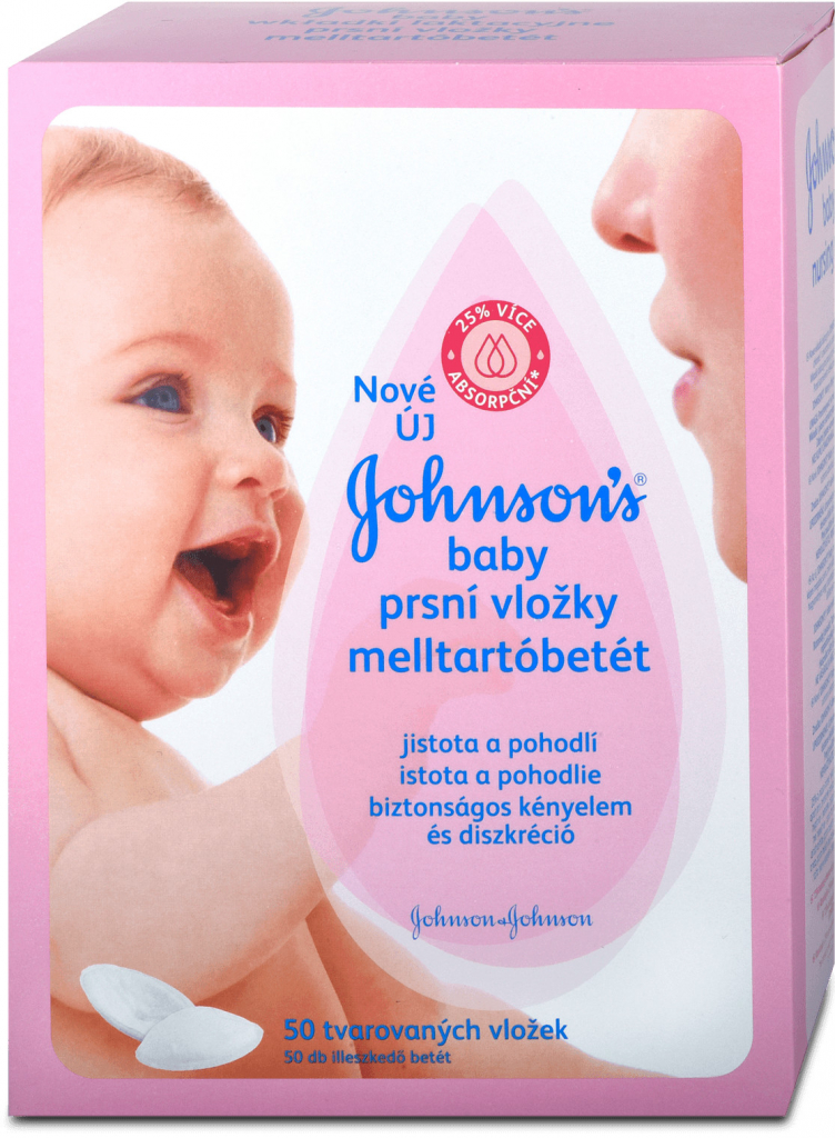 Johnson's Baby prsní vložky 50ks od 160 Kč - Heureka.cz