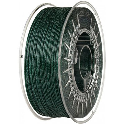 Devil Design PLA 1,75 mm Galaxy třpytivý zelený 1 kg – Hledejceny.cz