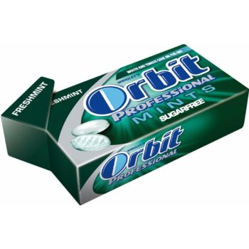 Orbit Professional Mints Freshmint bonbóny 18 g