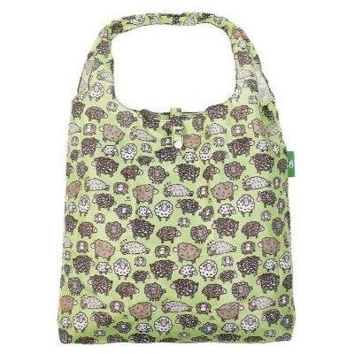 Nákupní taška roztomilá ovečka zelená Eco chic