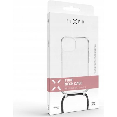 FIXED zadní Pure Neck s černou šňůrkou na krk pro Apple iPhone 15 Pro FIXPUN-1202-BK – Zbozi.Blesk.cz