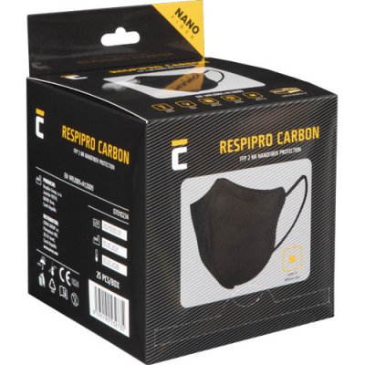 CERVA RespiPro Carbon FFP2 respirátor M 25 ks – Sleviste.cz