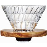 Hario Dripper V60-02 Glass Olive Wood – Zboží Dáma