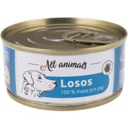 All Animals Dog losos mletý 90 g