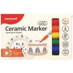 Pentel Fixy na keramiku a porcelán 6ks – Zboží Dáma