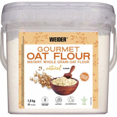 Weider Gourmet Oat Flour 1,9 kg – Hledejceny.cz
