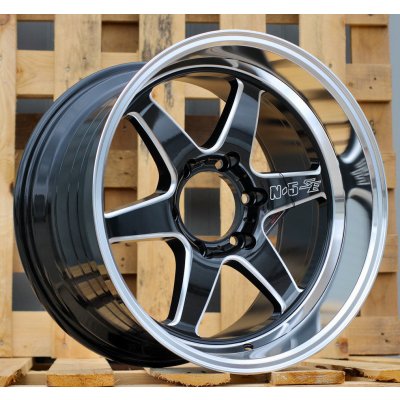 Racing Line D1668 10,5x18 6x139,7 ET12 black polished Lip