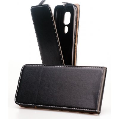 Pouzdro Forcell Slim Flip Flexi Motorola Moto E7 Plus Černé – Sleviste.cz