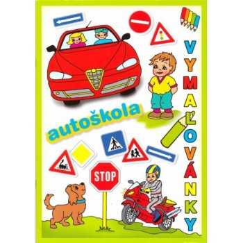 Omalovánky A4 Autoškola