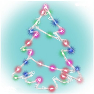 FK Technics LED Dekorace do okna 35xLED 3xAA multicolor FK0217 – Hledejceny.cz