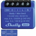 Shelly 1 Mini Gen3 spínací modul 1x 8A (WiFi, Bluetooth) SHELLY-1-Mini-Gen3 – Zboží Živě