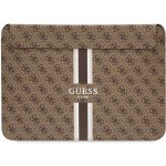 Pouzdro na notebook - Guess, 13-14 4G Printed Stripes Brown GUCS14P4RPSW – Zboží Mobilmania