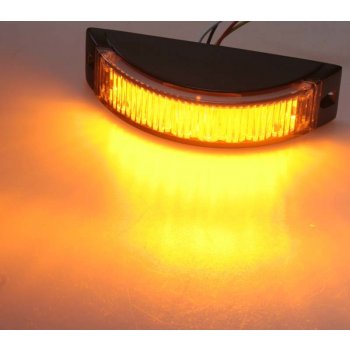 Stualarm Výstražné LED světlo vnější, oranžové, 12-24V