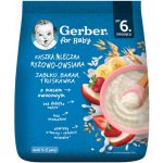 Gerber Mléčná kaše pšenično-ovesná banán a malina 200 g – Zboží Dáma