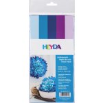 HEYDA Sada hedvábných papírů 50 x 70 cm modrofialový mix – Zboží Dáma