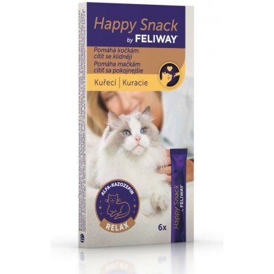 Feliway Happy Snack Kuřecí 6 x 15 g – Zbozi.Blesk.cz
