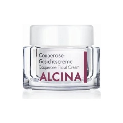 Alcina Couperose krém 50 ml Couperose krém v tubě 50 ml + Klidnící maska 30 ml + Be Happy dárková sada