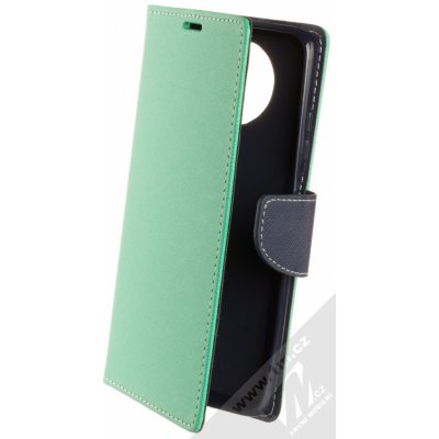 Pouzdro 1Mcz Fancy Book Xiaomi Redmi Note 9T mátově zelená modré – Zbozi.Blesk.cz