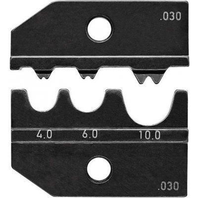 KNIPEX Lisovací nástavec pro lisovací víceúčelové kleště - neizolovaná potrubní a dvojitá kabelová oka a neizolované spojovací a dvojité články 4/6/10mm² (974911) – Zboží Mobilmania
