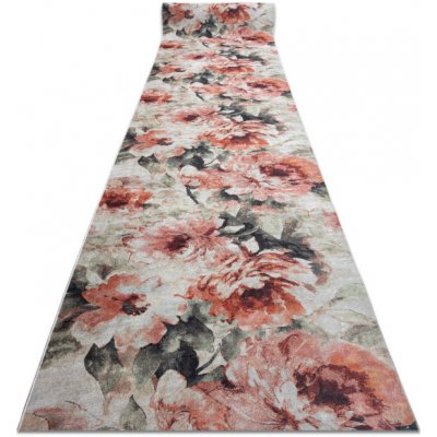 Nej-koberce Lotus Bouquet 52900 květiny béžový / růžový metráž 60 cm – Hledejceny.cz