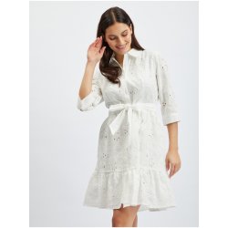 Orsay dámské vzorované košilové šaty bílé