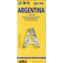 Argentina 1:3,8m mapa Borch