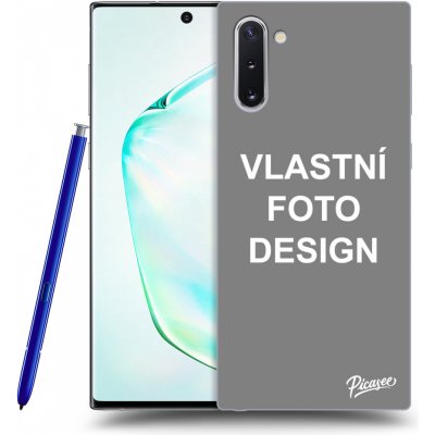 Pouzdro Picasee silikonový Samsung Galaxy Note10 N970F - Vlastní design/motiv černé – Zboží Mobilmania