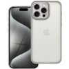 Pouzdro a kryt na mobilní telefon Apple VARIETE Case iPhone 15 Pro Max stríbrné