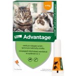 Advantage Spot-on pro malé kočky a králíky 40 mg 1 x 0,4 ml – Zbozi.Blesk.cz
