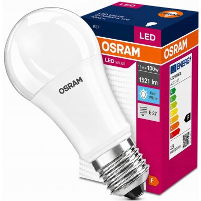 Osram LED žárovka CLA FR E27 14W 100W denní bílá 4000K – Hledejceny.cz