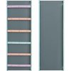 Montessori smyslová pomůcka Montessori Woodandhearts piklerová rampa, Large Grey Pastel