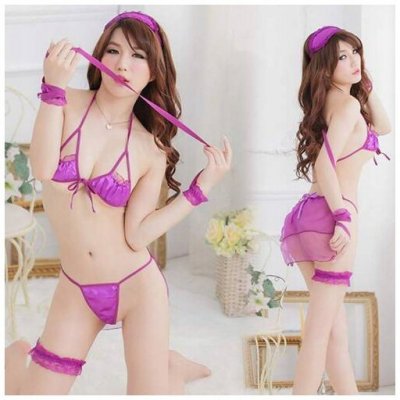 bdsm-bondage-shop Sexy 5-ti dílná soupravička One Size 132 Fialová – Zboží Dáma